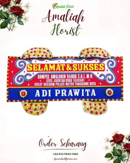 Papan Bunga Ucapan Selamat Batu Besar